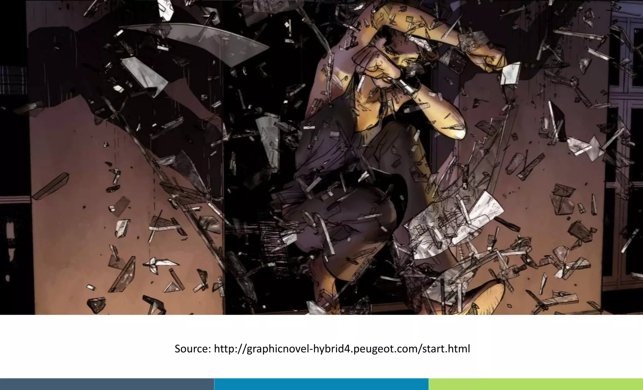 Source: http://graphicnovel-hybrid4.peugeot.com/start.html
 