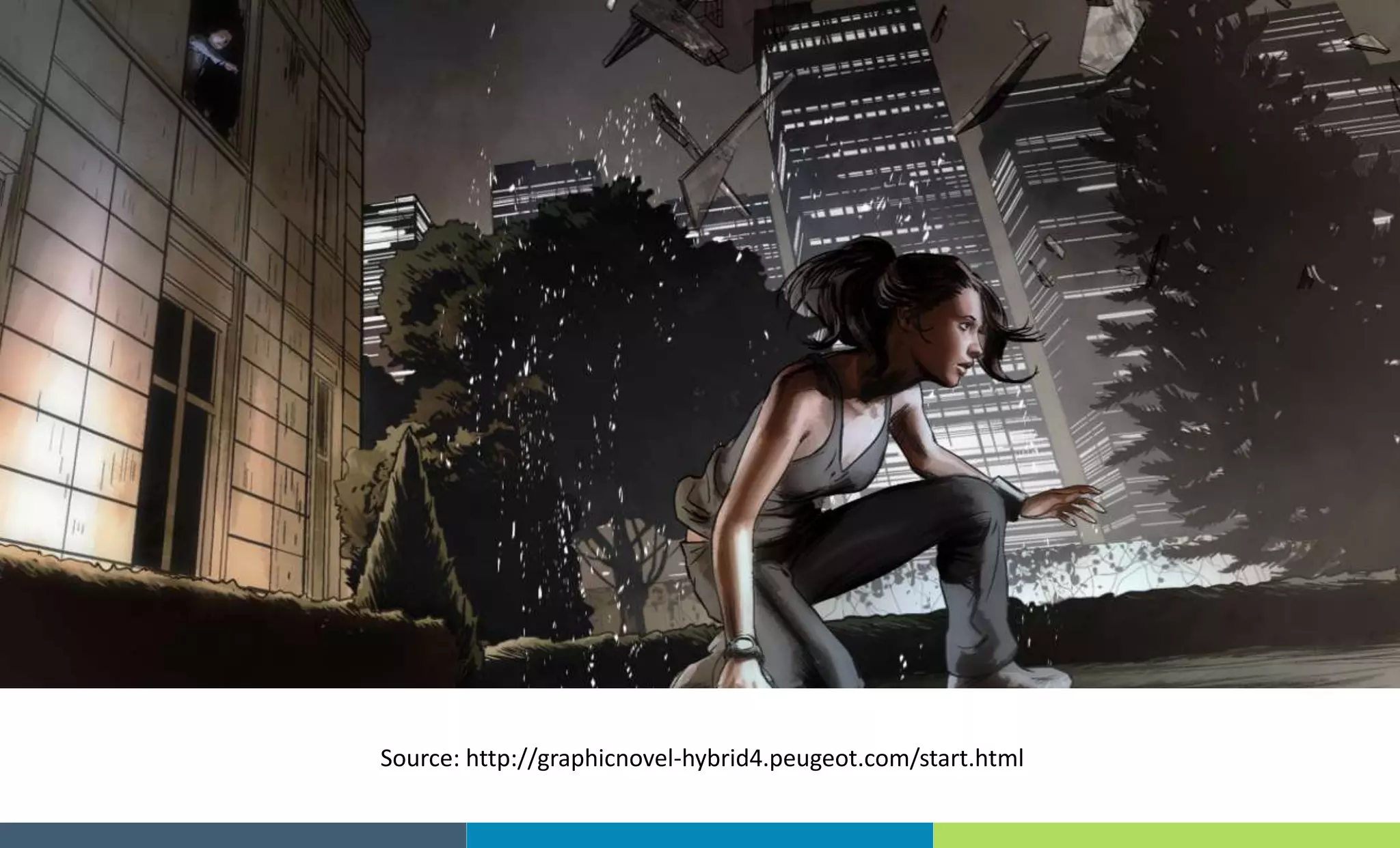 Source: http://graphicnovel-hybrid4.peugeot.com/start.html
 