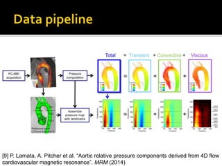 [9] P. Lamata, A. Pitcher et al. “Aortic relative pressure components derived from 4D flow
cardiovascular magnetic resonance”. MRM (2014)
 