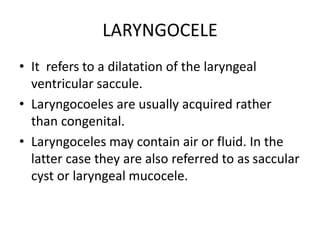 ACUTE
LARYNGOTRACHEOBRONCHITIS(Croup)
• It is due to viral infection of the upper airway
by parainfluenza virus or respira...