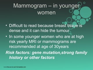 Imaging breast mammogram Slide 43