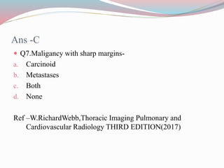 Imaging in solitary pulmonary nodule ppt | PPTX