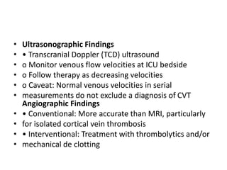 IMAGING OF CEREBRAL VENOUS THROMBOSIS.pptx