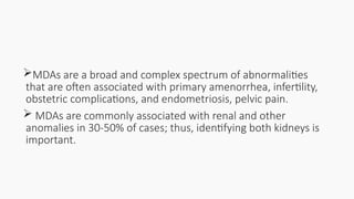 Mdas Shape Imaging of Müllerian Duct Anomalies(MDAs).pptx