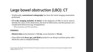 Imaging of Acute Abdomen | PPTX