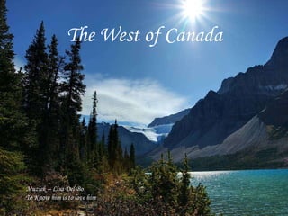 The West of Canada Muziek – Lisa Del Bo To Know him is to love him 