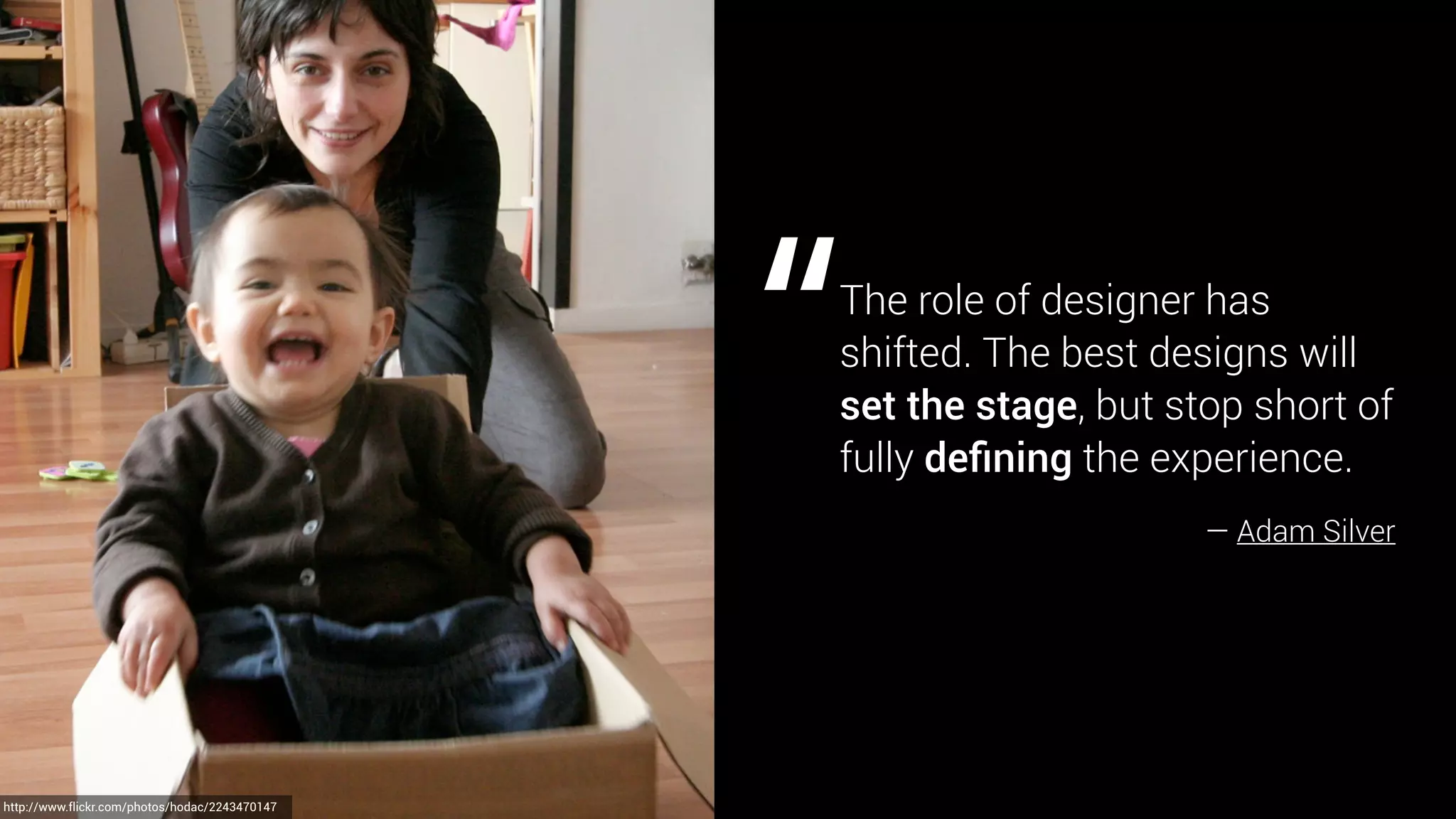 there’s certainly beneﬁt to mirroring
a virtual architecture to its physical equivalent
https://www.flickr.com/photos/morebyless/14246207164
url/grandGallery
url/artDesign
url/artDesign
url/artDesign
url/naturalWorld
url/naturalWorld
url/naturalWorld
(you’re maybe doing this already, this just provides
a new way to expose those relationships)
 