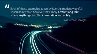 computer or your phone”
of a time before there were better ways
“…websites are unnecessary vestiges
to ﬁnd things to look at on your
- The Awl, The next internet is TV
https://www.flickr.com/photos/garryknight/6436100219
 