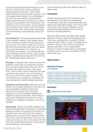 ImaginXP Design journal | PDF