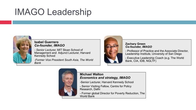 IMAGO Global Grassroots: Scaling Innovations at the Base of the Pyramid ...