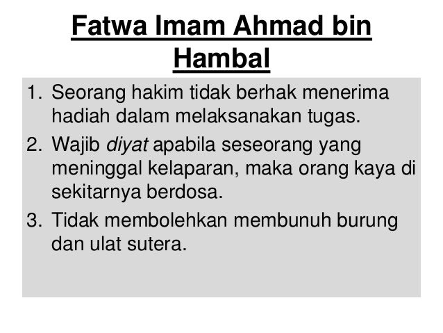 Hadits Riwayat Ahmad Bin Hambal Nusagates