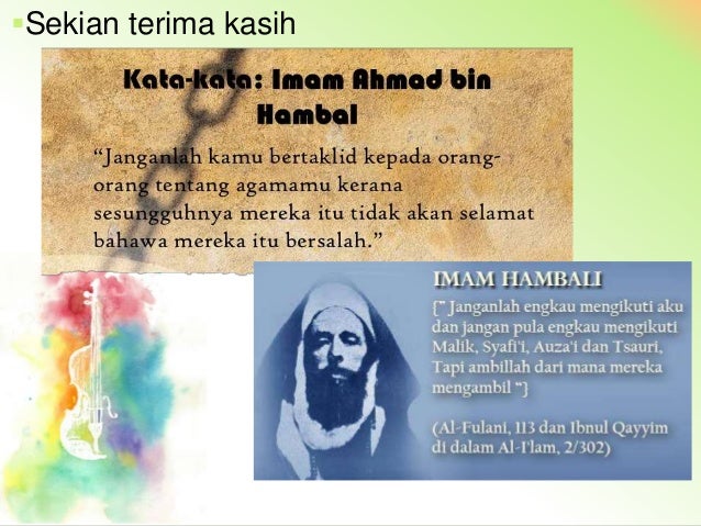 imam ahmad bin hanbal tingkatan 4