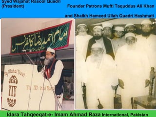 Imam ahmad raza a complete scientist | PPT