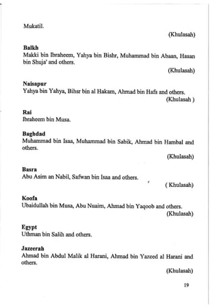 Imam Bukhari : His Life and Works