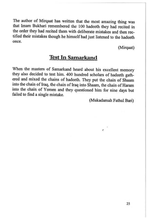 Imam Bukhari : His Life and Works