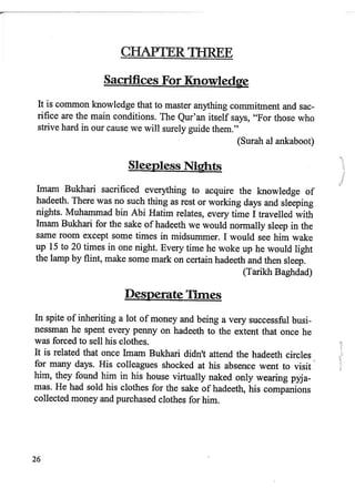 Imam Bukhari : His Life and Works