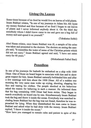 Imam Bukhari : His Life and Works