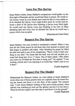 Imam Bukhari : His Life and Works