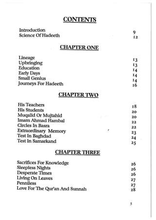 Imam Bukhari : His Life and Works