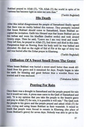 Imam Bukhari : His Life and Works