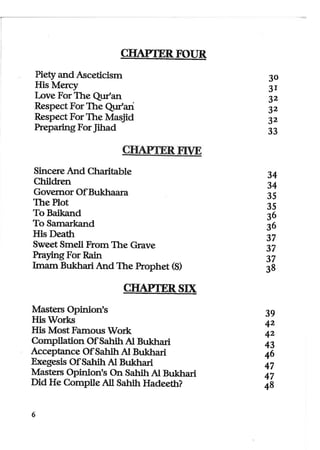 Imam Bukhari : His Life and Works