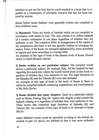 Imam Bukhari : His Life and Works