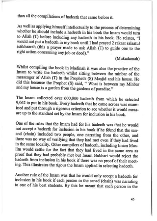 Imam Bukhari : His Life and Works