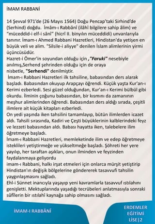 İmam-ı Rabbani | PPTX