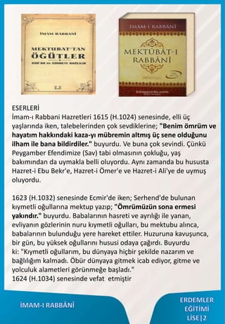 İmam-ı Rabbani | PPTX