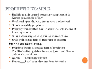 imam shafi life and works, role and contribution | PPTX
