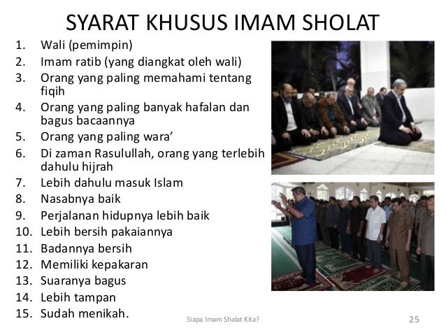 Cara Menentukan Imam Sholat Jama'ah