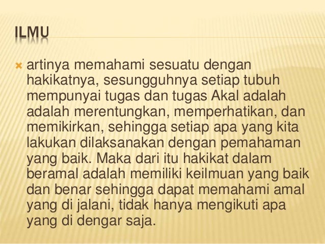 Iman dan pengaruhnya dalam kehidupan Iman dan pengaruhnya dalam kehidupan