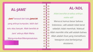 IMAN KEPADA ALLAH pendidikan agama islam dan budi pekerti | PPTX