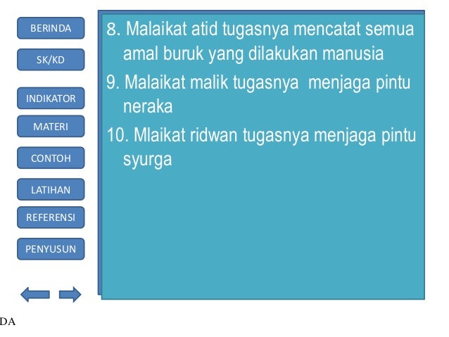 Sebutkan Nama Nama Malaikat Dan Tugasnya - Coba Sebutkan