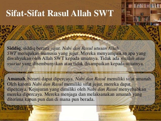Iman Kepada Rasul Allah