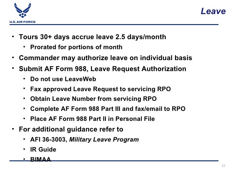 ima program training andrews air force leave form