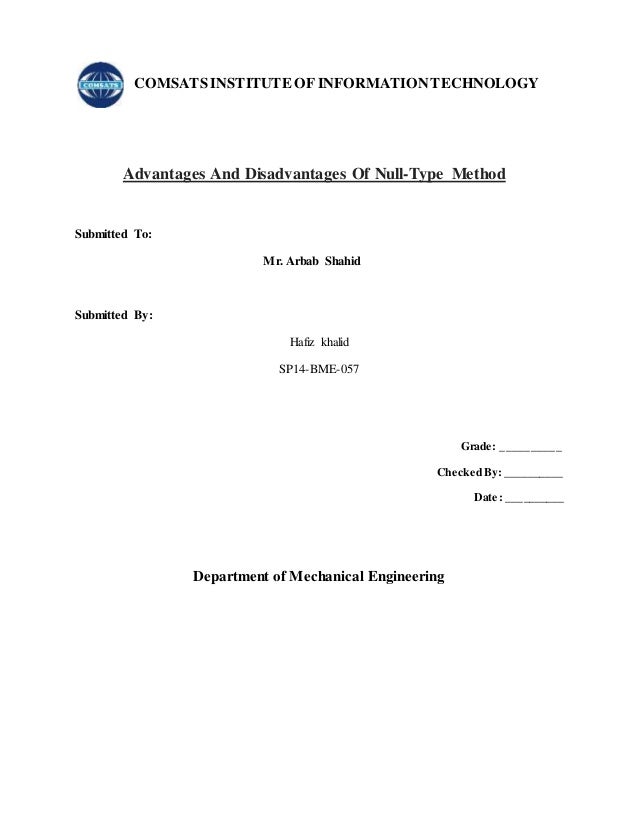 What is null & deflection type instrument?