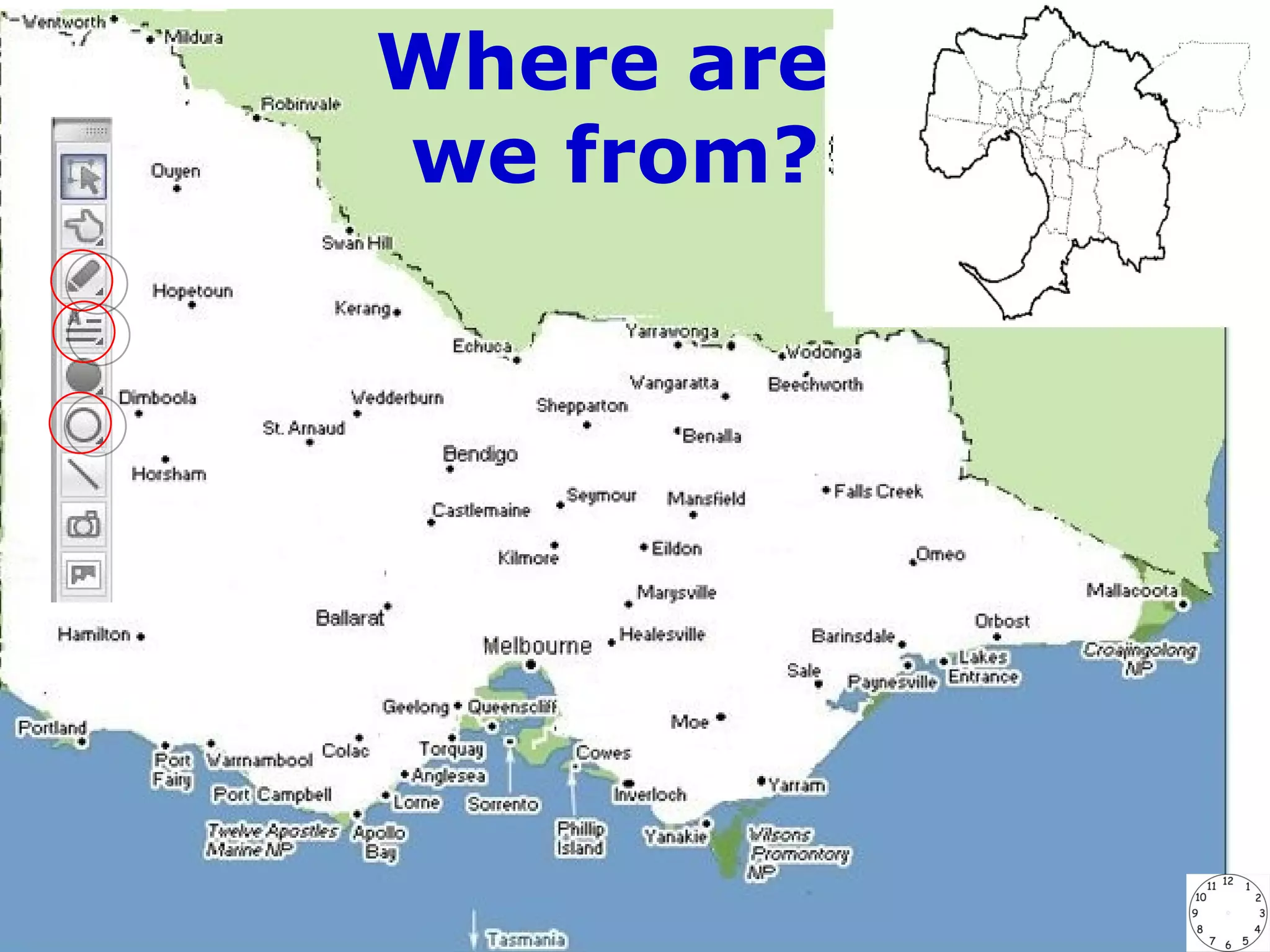 Where are
we from?
 