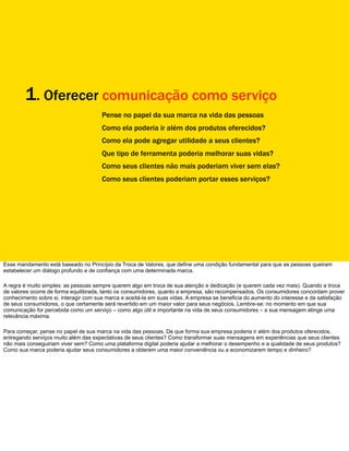 10 Mandamentos do Engajamento 2009 (PDF)