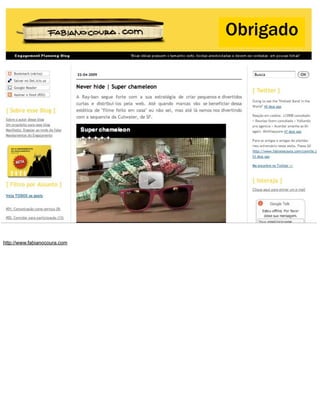 10 Mandamentos do Engajamento 2009 (PDF)