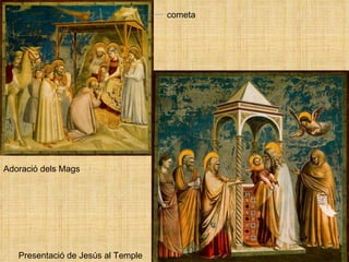 Adoració dels Mags Presentació de Jesús al Temple cometa 
