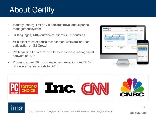 online expense reporting