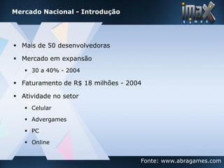 imax games - Desenvolvimento de Jogos