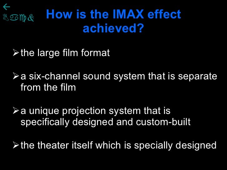 IMAX PRESENTATION