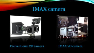 IMAX camera
Conventional 2D camera IMAX 2D camera
 