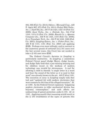 28
884, 889 (Fed. Cir. 2013); Odom v. Microsoft Corp., 429
F. App’x 967, 973 (Fed. Cir. 2011); Perfect Web Techs.,
Inc. v....
