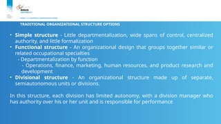 Designing Organizational Structure And Managing Groups and Teams | PPTX