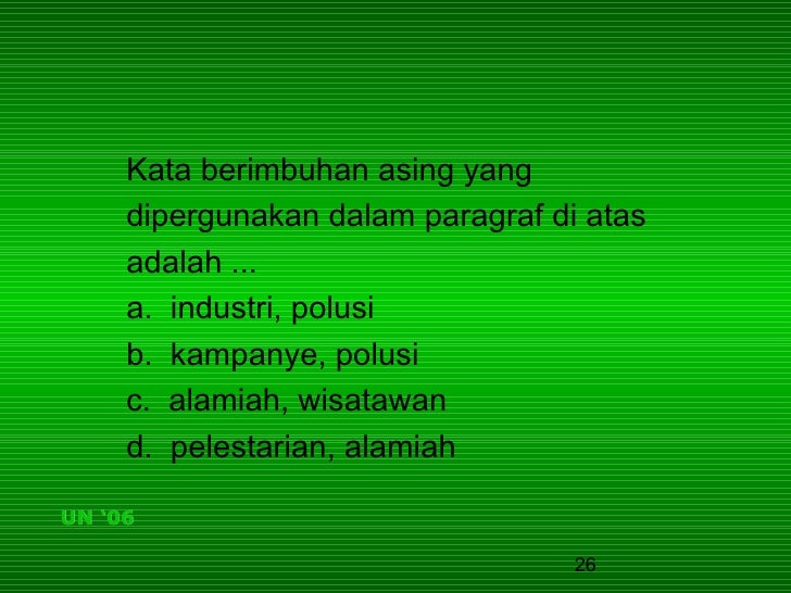 Imbuhan Asing