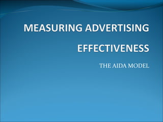 THE AIDA MODEL
 