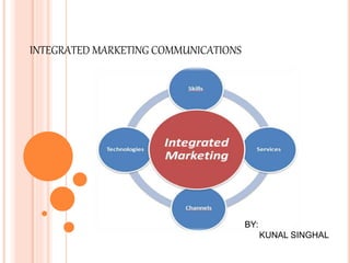 INTEGRATED MARKETING COMMUNICATIONS
BY:
KUNAL SINGHAL
 